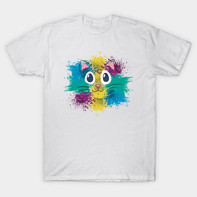 colour cat T-Shirt by ttshirty